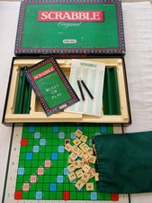 Vintage Scrabble Original Board Game Spear's Games 1988 Complete Family Word Fun