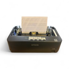 Epson LX-350 Dot Matrix printer for swap out, no covers or ribbon fully tested
