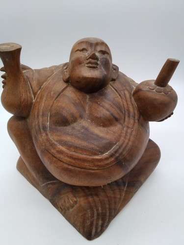 Heavy wooden buddha teak budai - heavy,