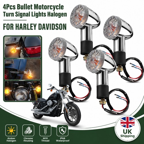 4pcs chrome bullet indicators - chrome,