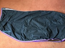 Nag Rags ride on exercise sheet - navy/purple  - 55"