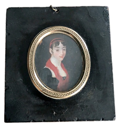 Antique 1800 portrait - c.1800,