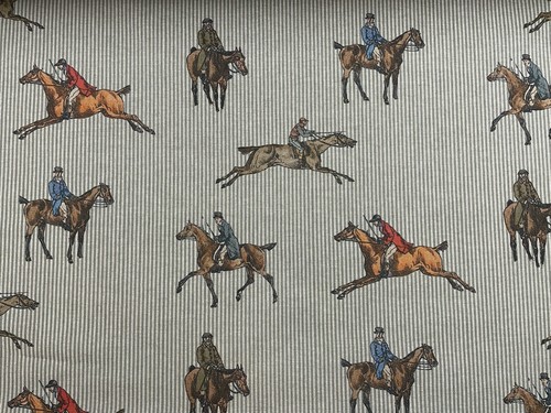 Vintage horse stripe - stripe, fabric