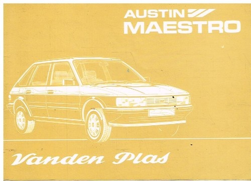 Vanden plas maestro - vanden, 1600