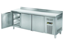 COMMERCIAL STAINLESS STEEL COUNTER TYPE 3 DOOR GASTRONORM FRIDGE BRAND NEW