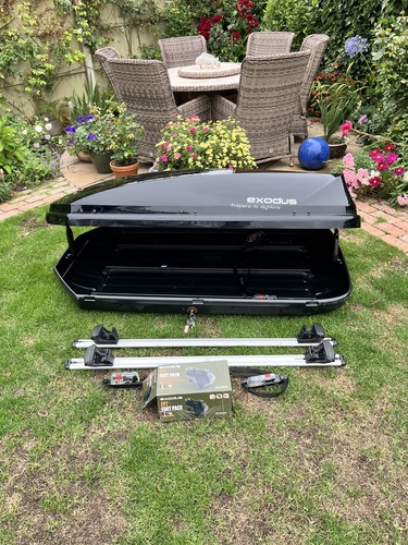 Black roof box exodus - exodus, 470l