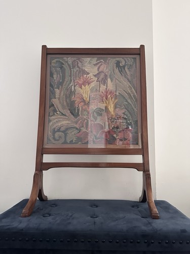 Vintage wood fire - vintage, screen