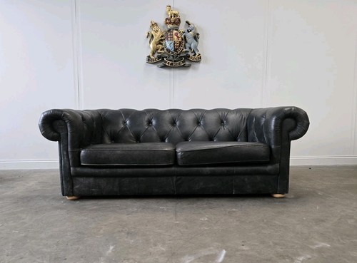 Superb black leather - black, 3