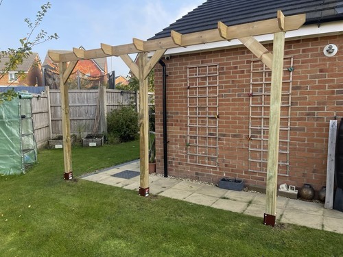 Tanalised wooden timber garden - wooden,