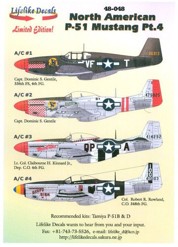 Lifelike decals 48048 - 1/48,
