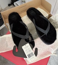 UGG Australia FLUFFIE Flip Flops~ Size EU 41/UK8.5~ New in Box