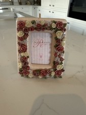 3D floral rose photo frame