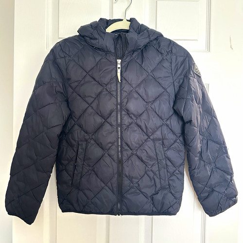 Gant boys navy quilted hooded - gant,