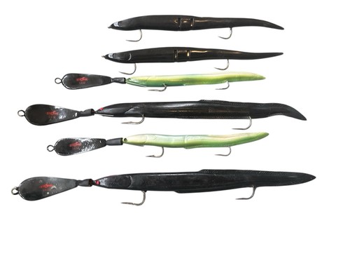 6pc striper eel rig - 6pc,