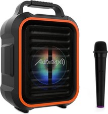 Audibax Wireless Bluetooth Speakers with Microphone – Portable Sound System C...