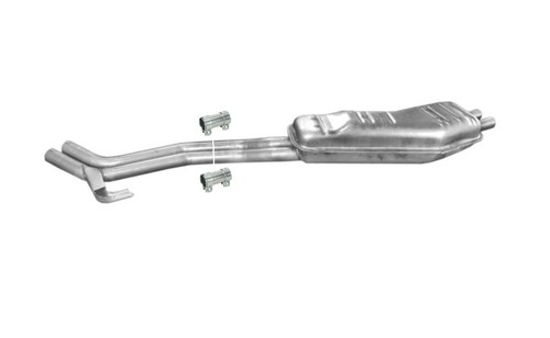 Rear exhaust silencer muffler - rear,