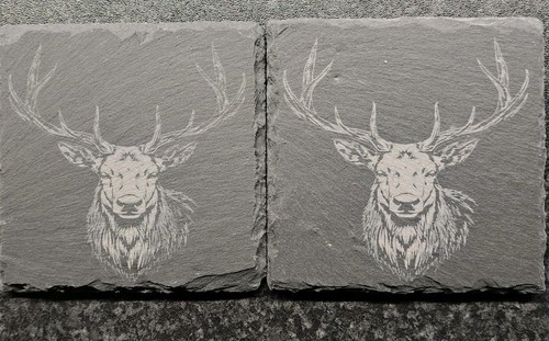 Grey slate square non - square, non-slip