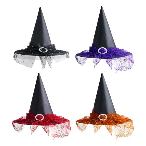 Halloween witch hat headgear - halloween,