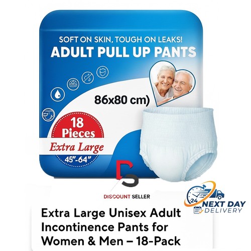 Adult nappies incontinence - xl,