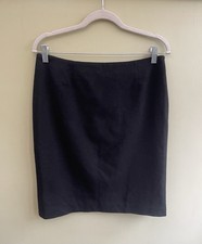 Nicole Farhi Black Wool Lined