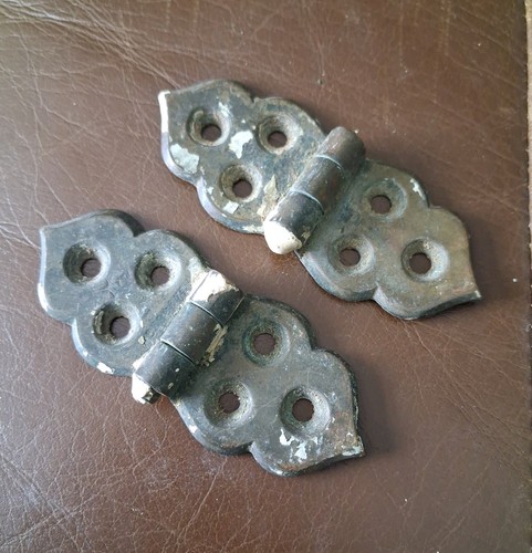 Pair solid brass butterfly - solid,