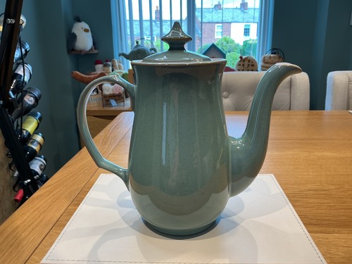 Denby regency green coffee pot - green,
