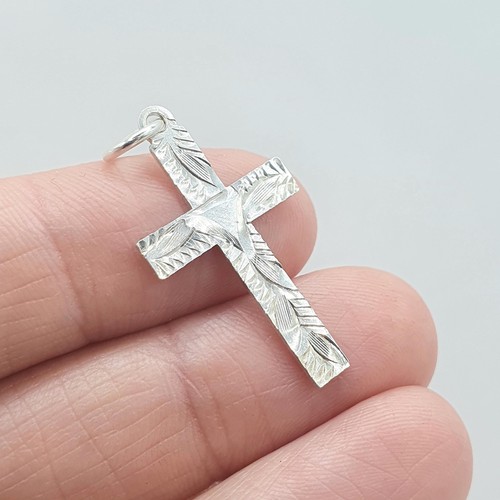 Antique sterling silver cross - sterling,