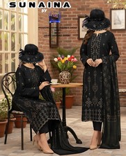 Asian Style Unstitched  3pc