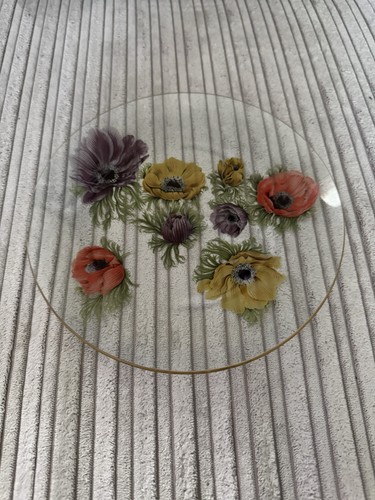 Vintage hand painted glass - vintage,