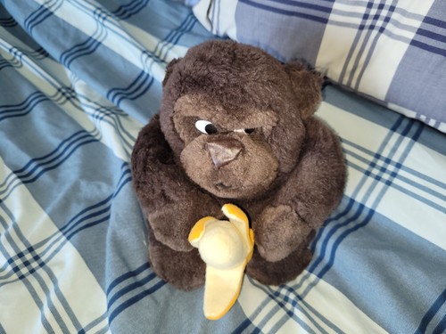 Gorilla plush soft toy dark - plush,