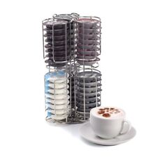 48 Coffee Pod Tassimo Capsule Holder Dispenser Stainless Steel Stand Rack Tower