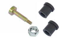 MORRIS MINOR  REAR SPRING FRONT LOCATING PIN  & RUBBER BUSH X 2