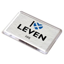FRIDGE MAGNET - I Love Leven