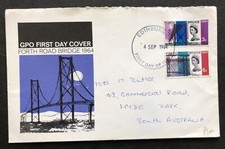 Great Britain 1964 Forth Road Bridge  First Day Cover, phos stamps