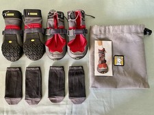 Ruffwear Polar Trex Boots with Vibram Soles & Socks x  2 Pairs Size 57mm/2.25 In