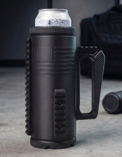 Tactical can koozie mug - can,