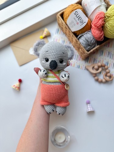 Crochet koala plush - plush, |