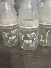 NUK Six First Choice Baby Bottles Set 0-6 Months X6