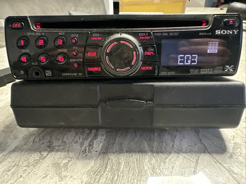 Sony cdx a250 - cdx, head