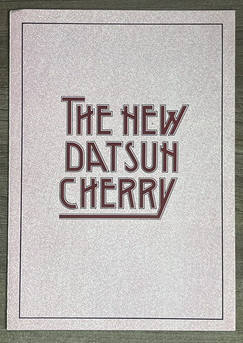 Datsun cherry 1980 range - cherry, uk