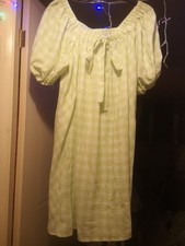 Pretty Lime and White Plaid