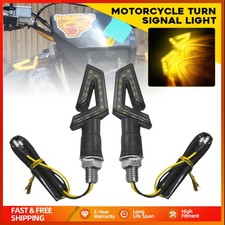 2x Arrow Motorcycle LED Turn Signal Blinker Light For Suzuki GSXR 600 750 1000