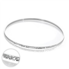 Sterling Silver Diamond Cut