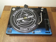 Citronic PD-1 direct-D DJ turntable / WORKS WELL-READ!!