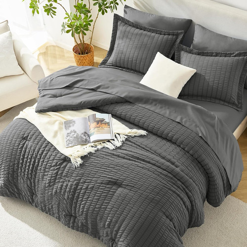 Queen comforter set - set,, 7-piece
