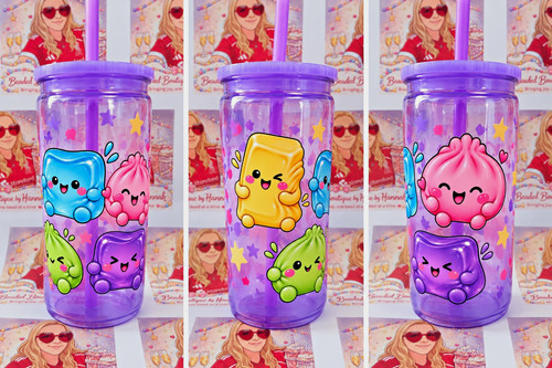 Purple squishy dumpling - purple,