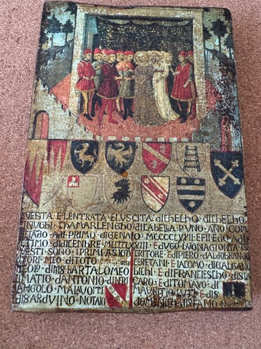 Reproduction sienese tavoletta - reproduction,