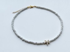 15" White Starfish Choker Seed