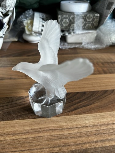 Goebel frosted crystal glass