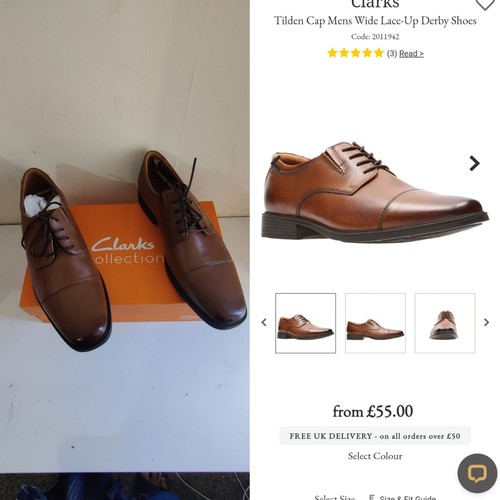Clarks tilden cap leather - tilden,